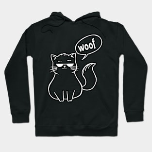 Cool cat go woof Hoodie